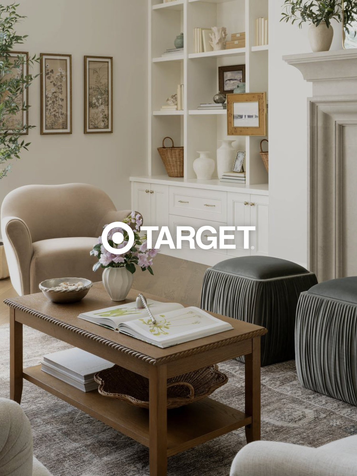 A vivid Target campaign scene from Kaplow's client work