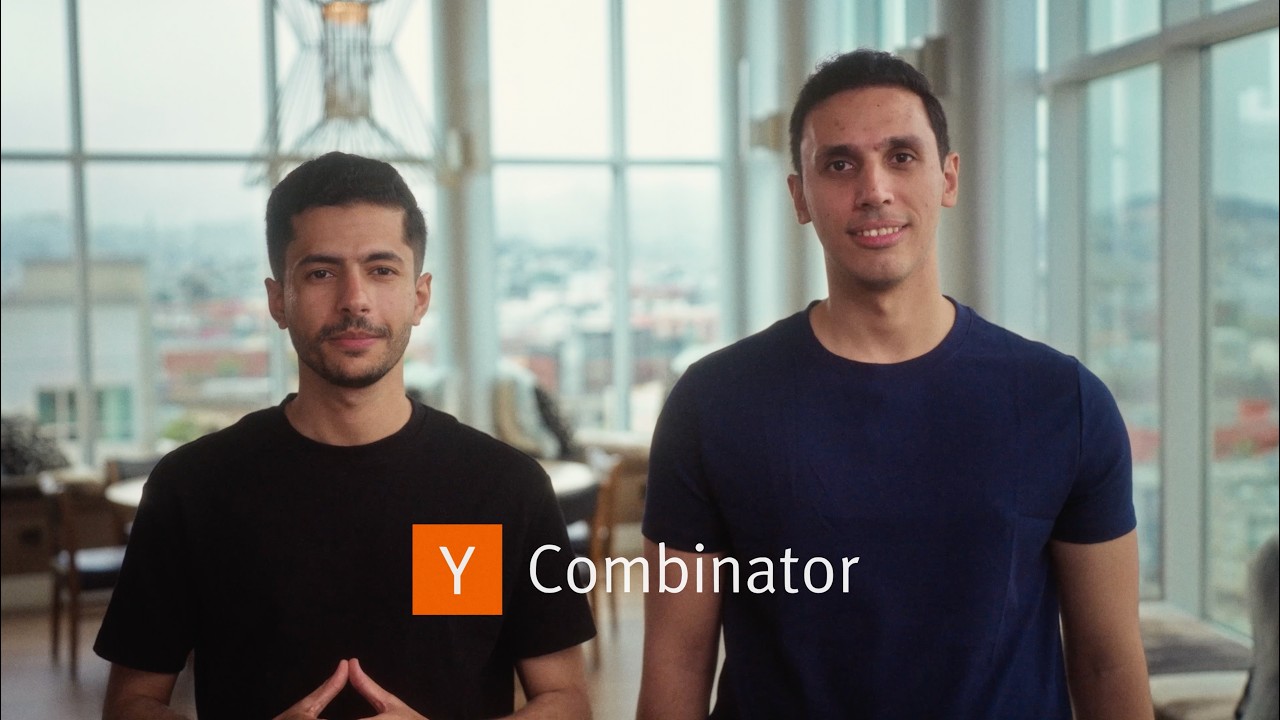 Hassan Mostafa and Kareem Selim standing together in RASPIRE's Y Combinator launch video