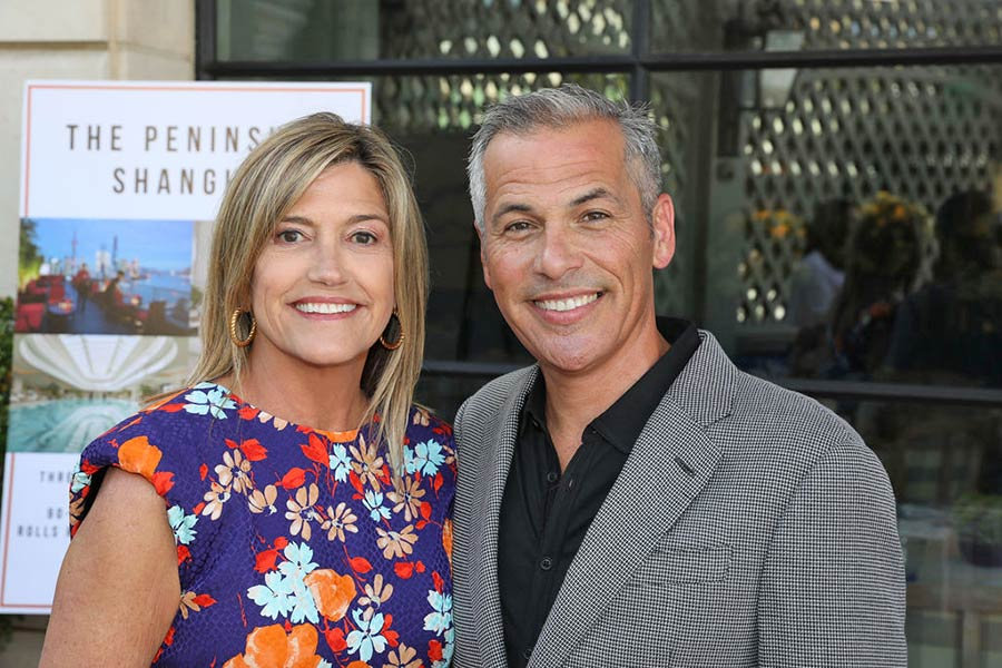 Karen Murphy O’Brien and Brett O’Brien at their agency’s anniversary celebration