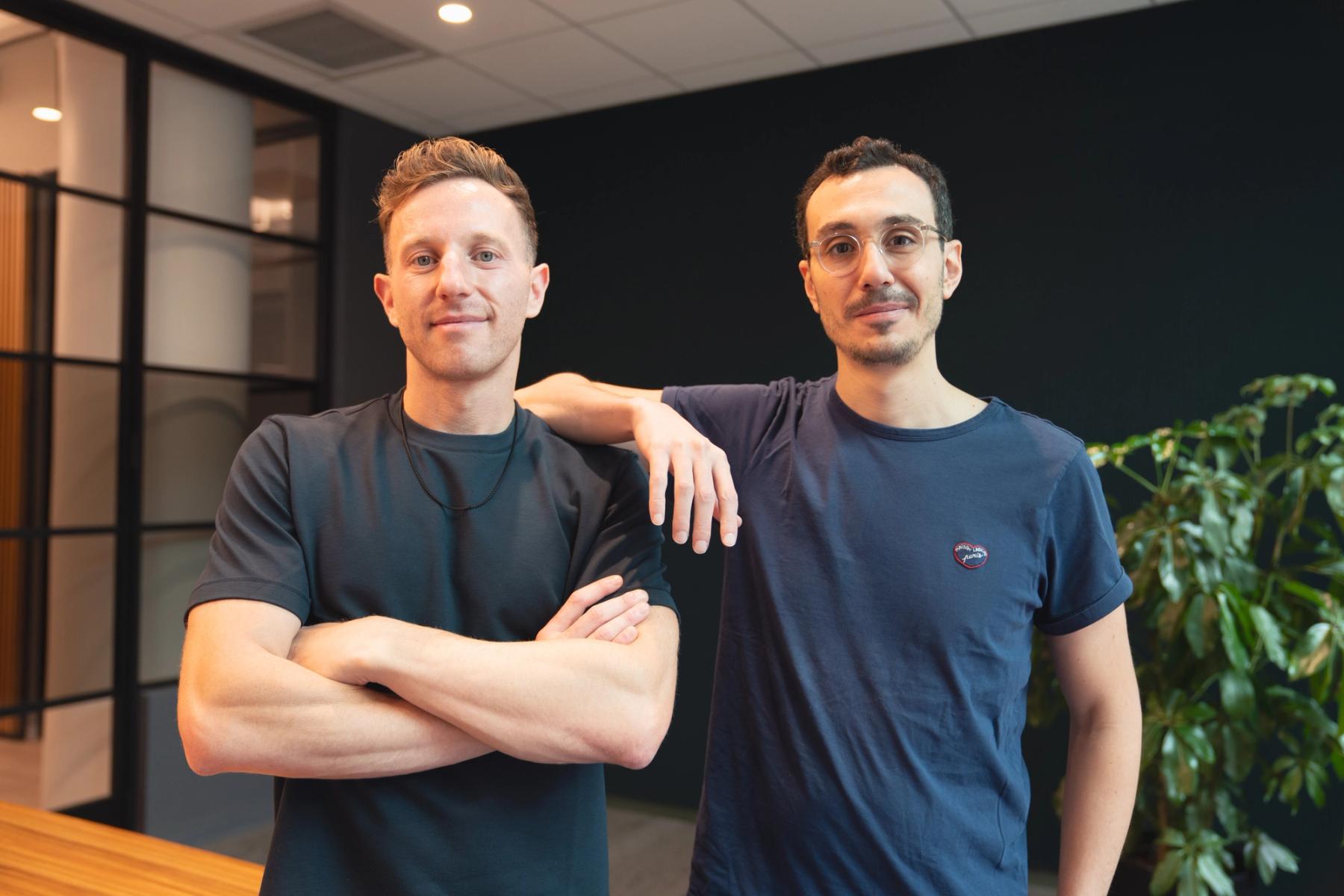 Yev Spektor and Karim Atiyeh standing together at Ramp's office