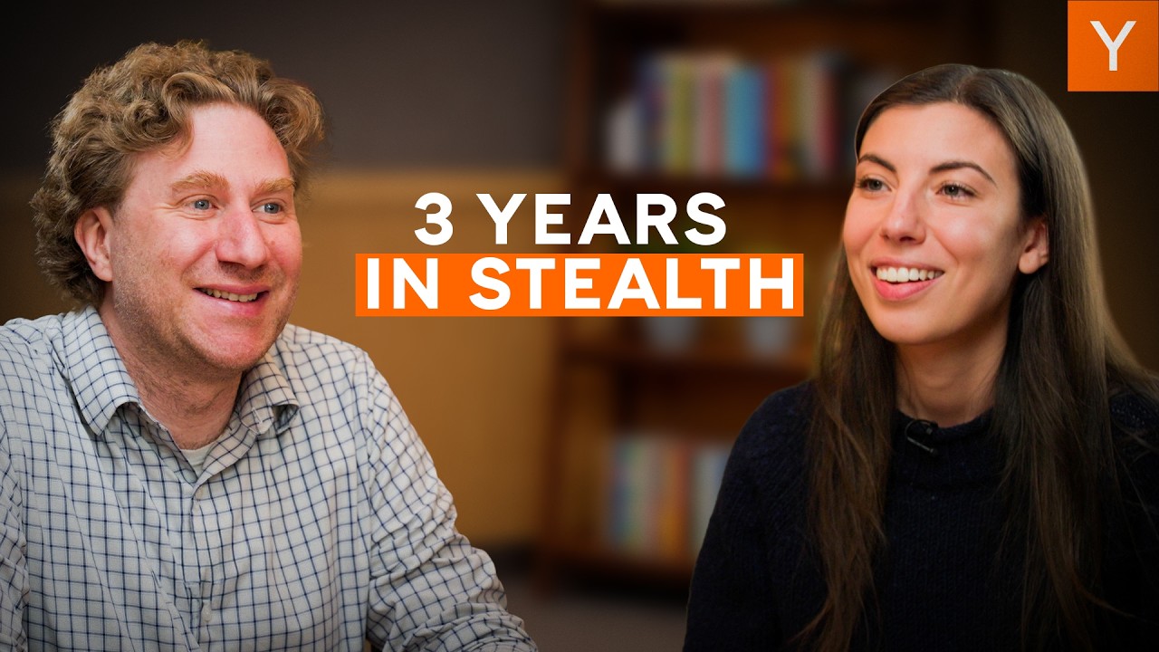 Karine Mellata speaking with Y Combinator managing partner Jared Friedman