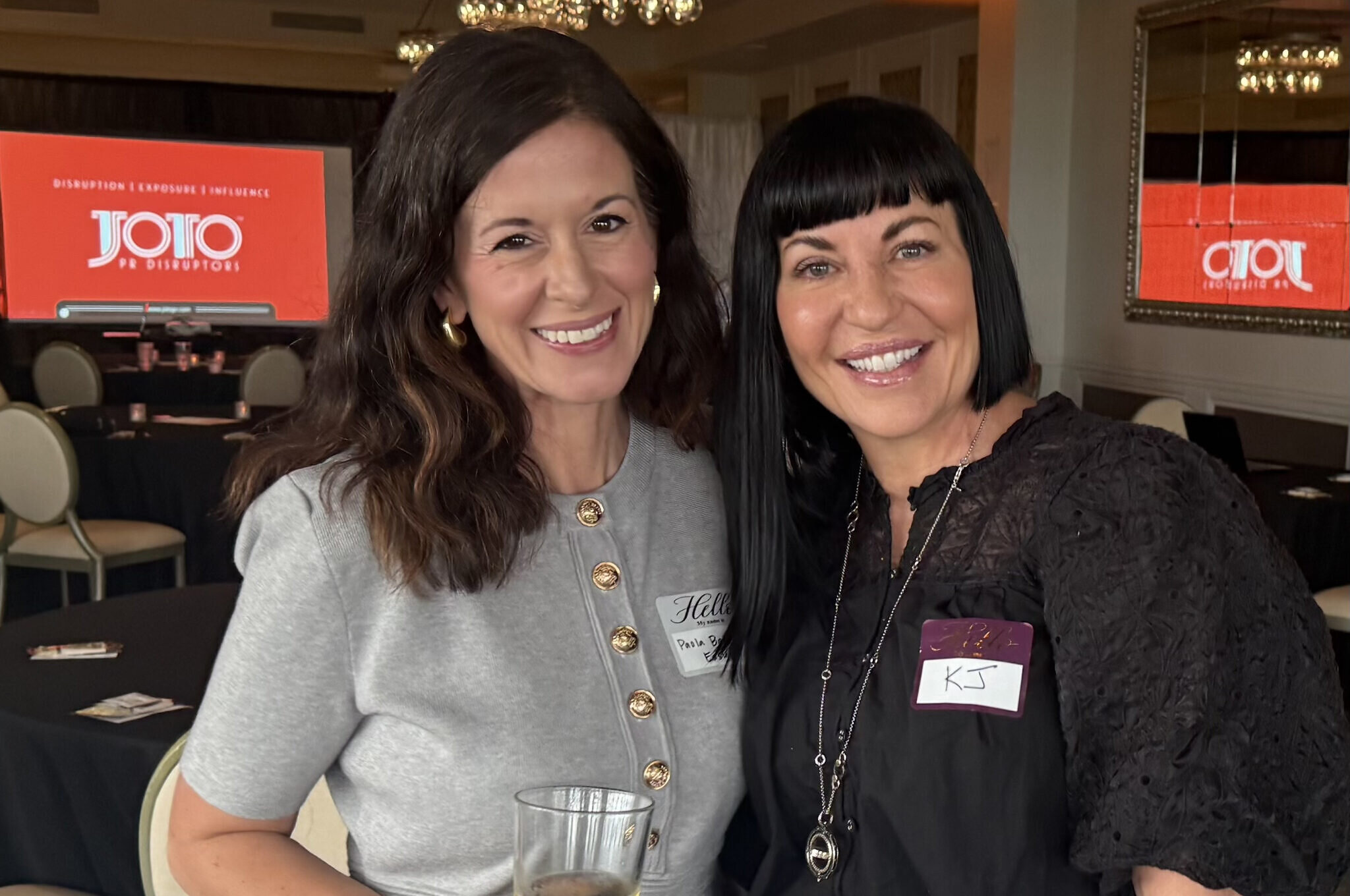 Paola Ballester, left, and Karla Jo Helms at the Founders Live Tampa Bay event