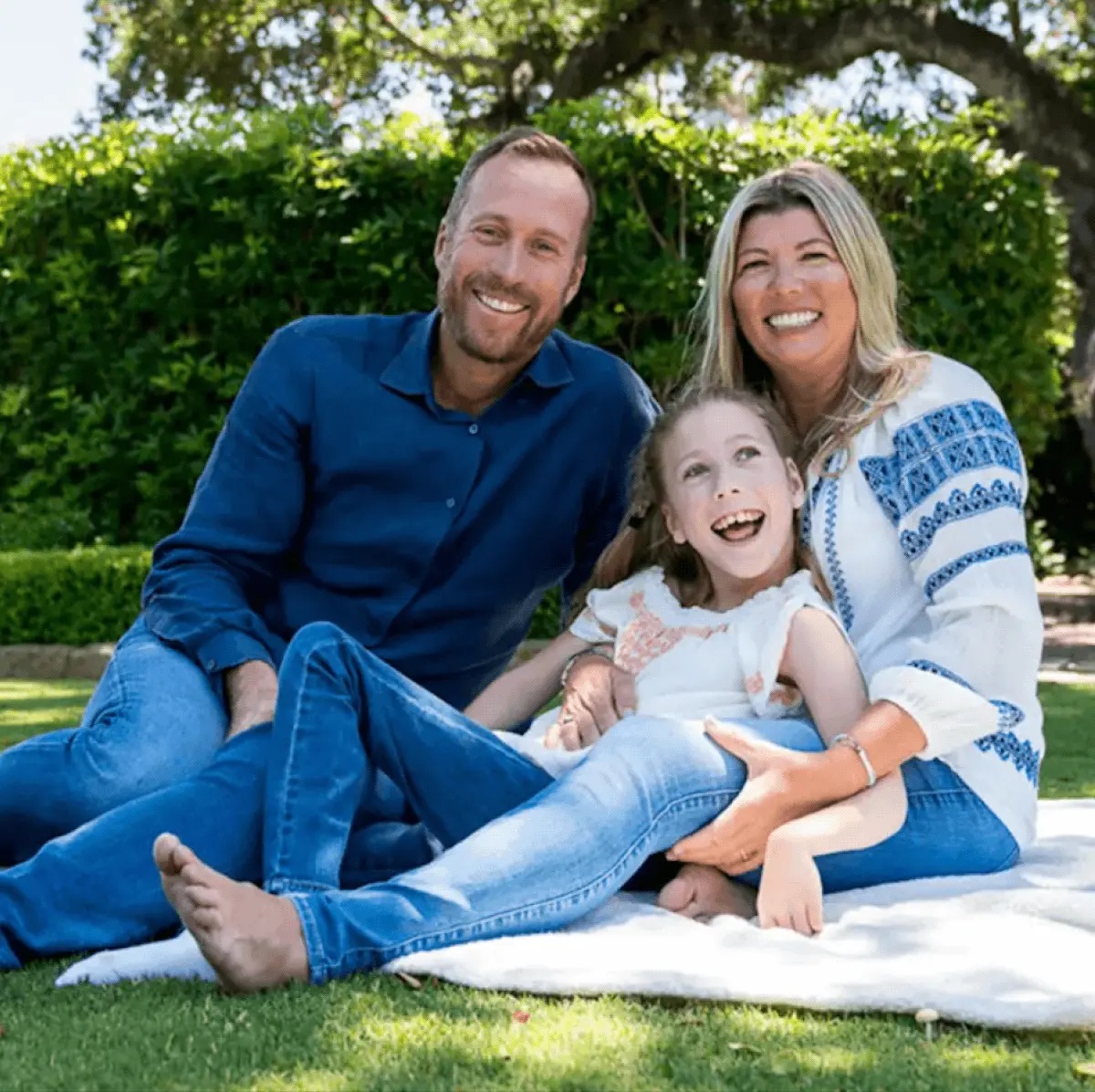 Richard and Michelle Laver with their daughter Kate
