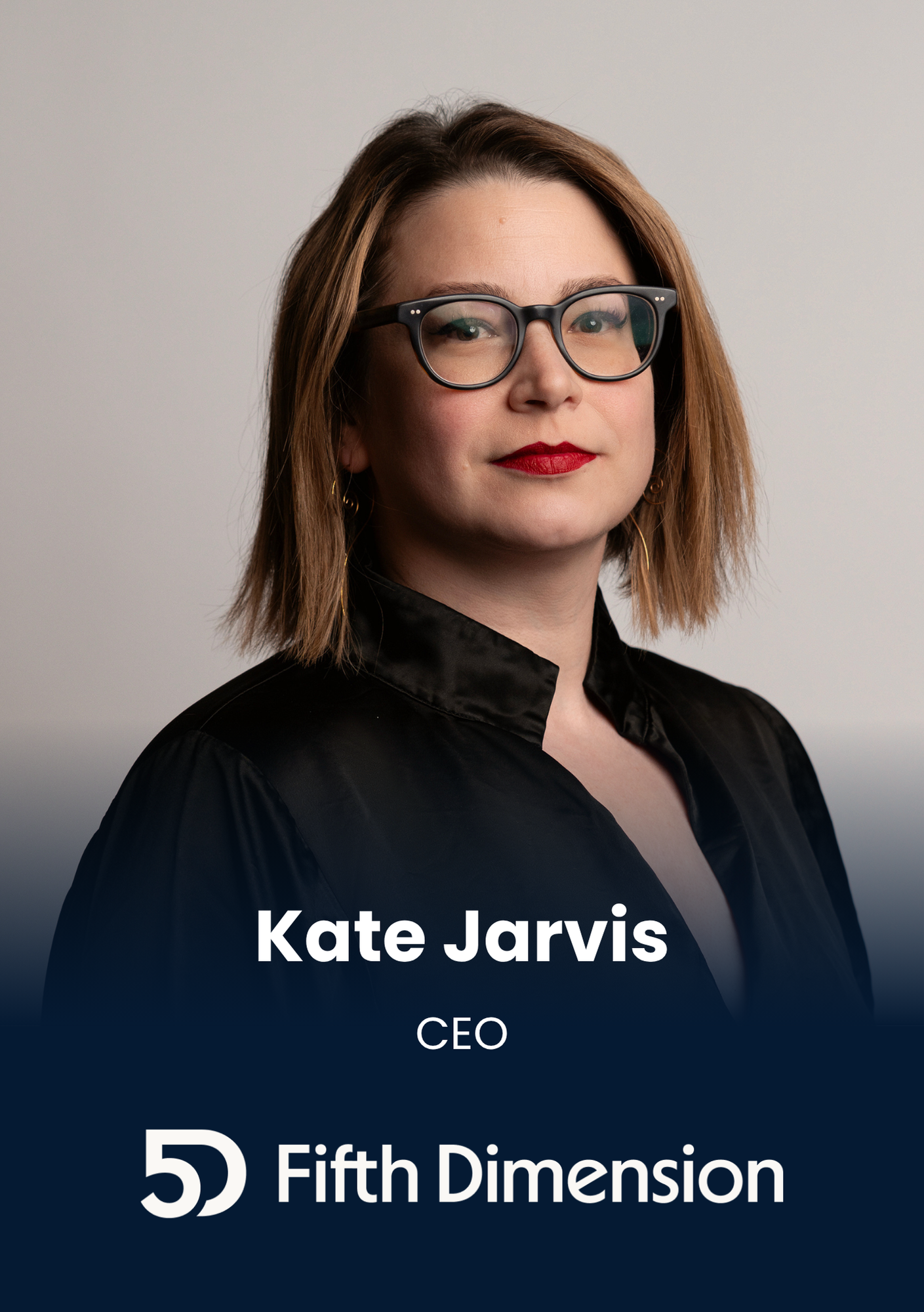 Dr. Kate Jarvis, CEO and co-founder of Fifth Dimension