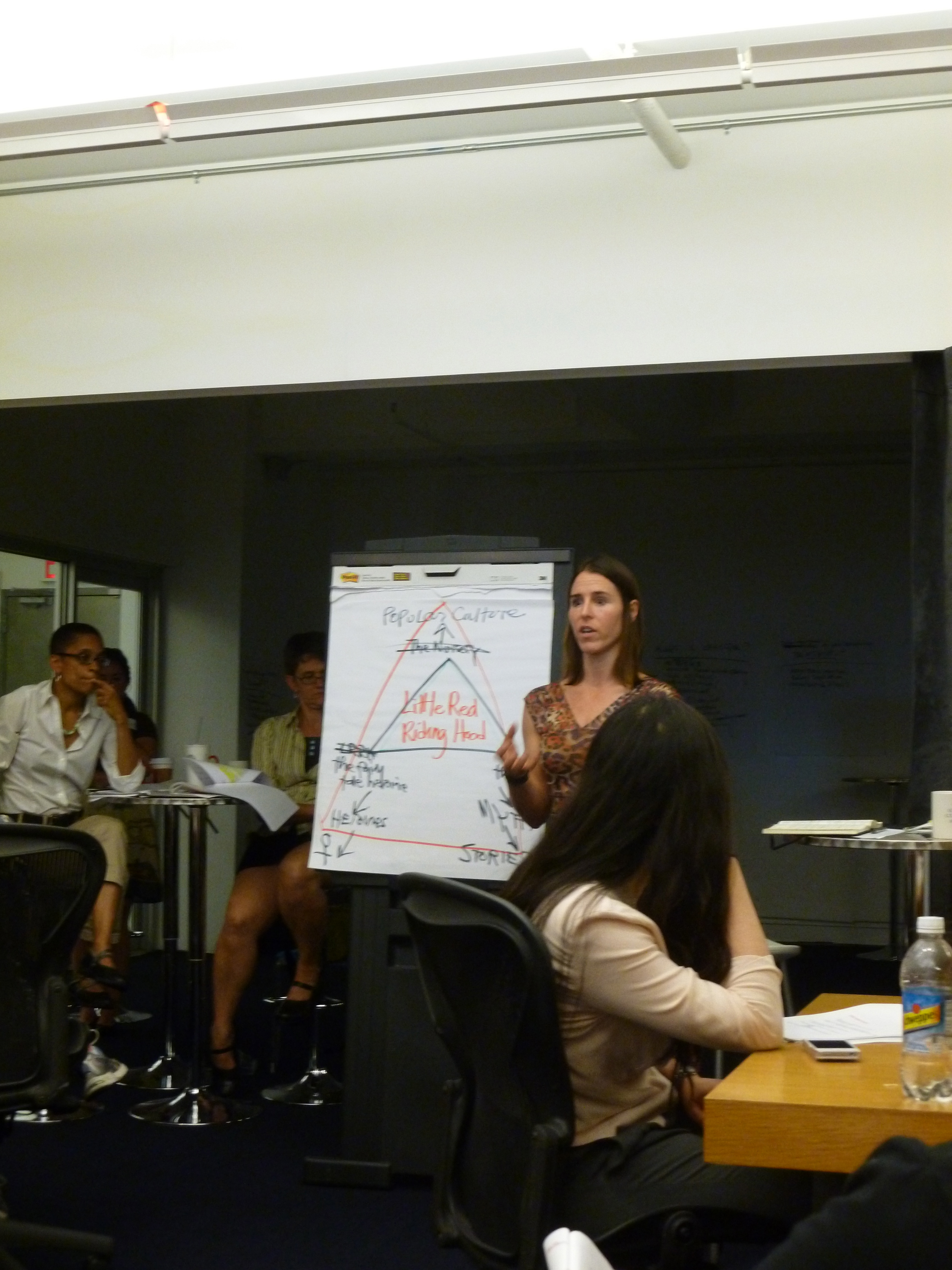 Katie Orenstein addressing participants in a New York OpEd Project workshop
