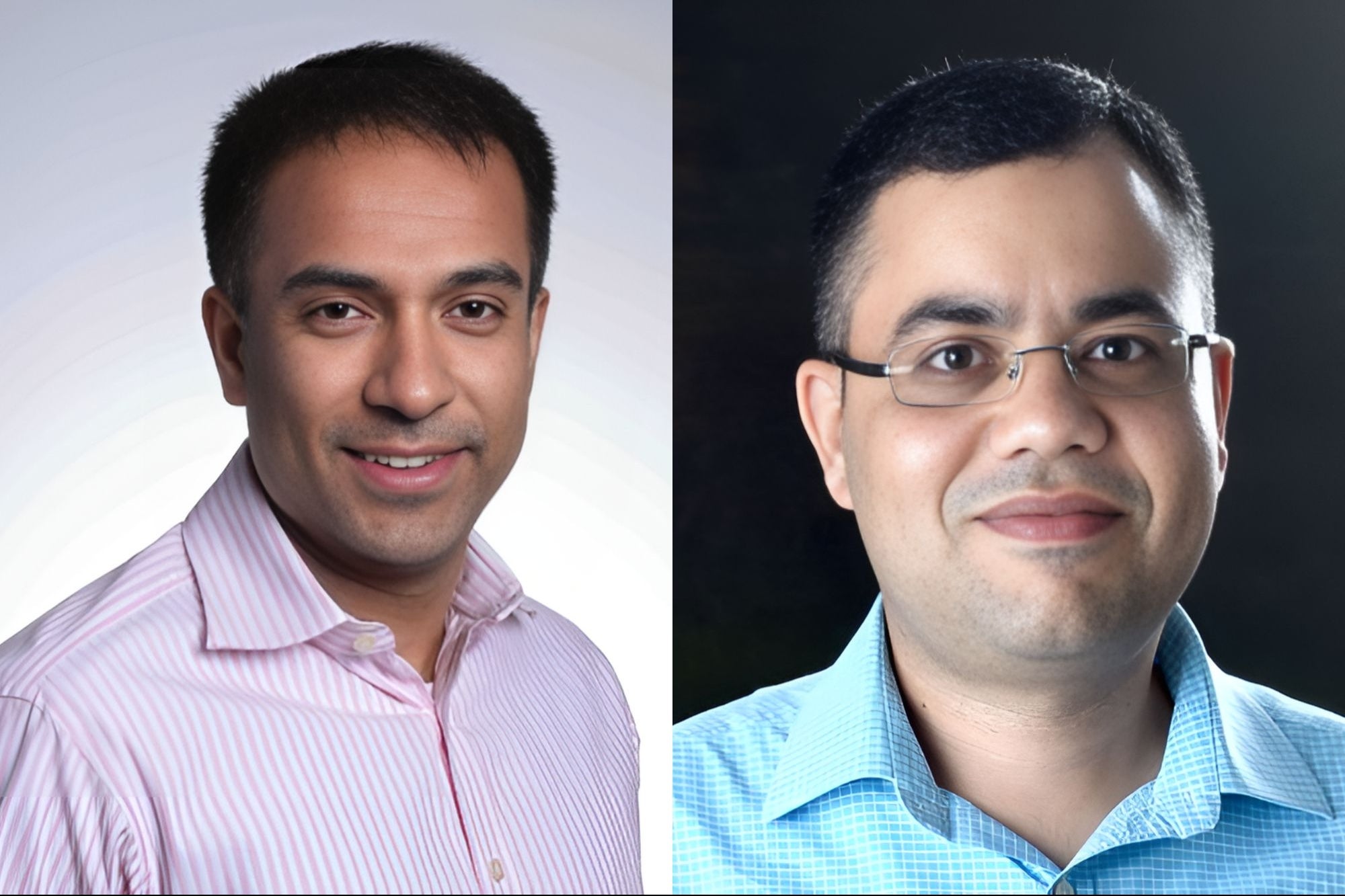 Efficient Capital Labs co-founders Kaustav Das, left, and Manish Arora, right