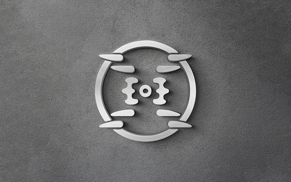 Scribe’s silver emblem, shown as a work sample in Thermal’s portfolio