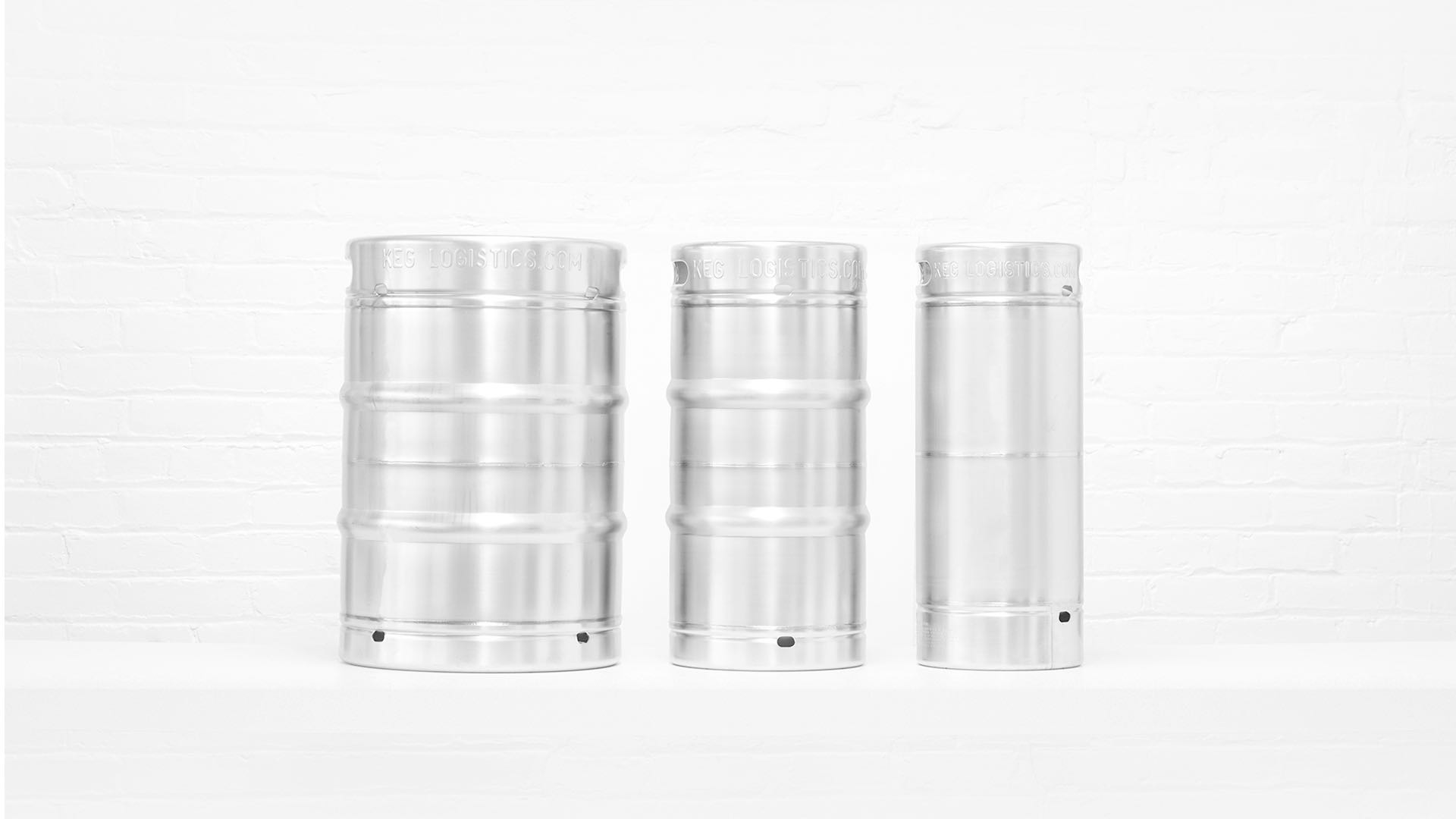 Keg leasing and rental kegs lined up