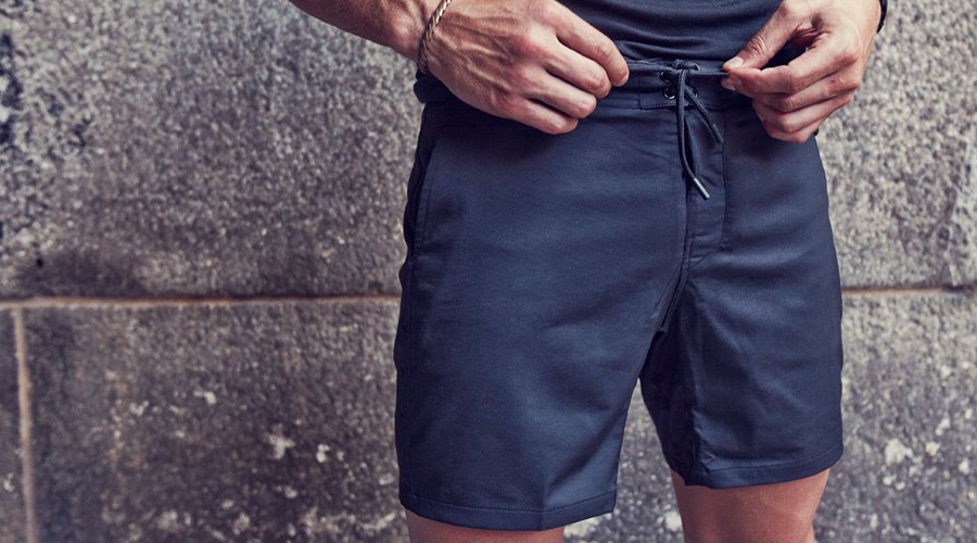Close view of Ten Thousand training shorts and their drawstring