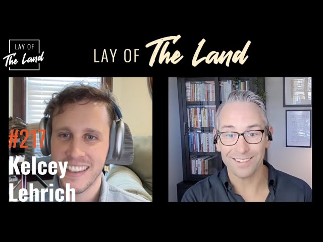 Kelcey Lehrich, right, speaking with Jeffrey Stern in a Lay of the Land video interview