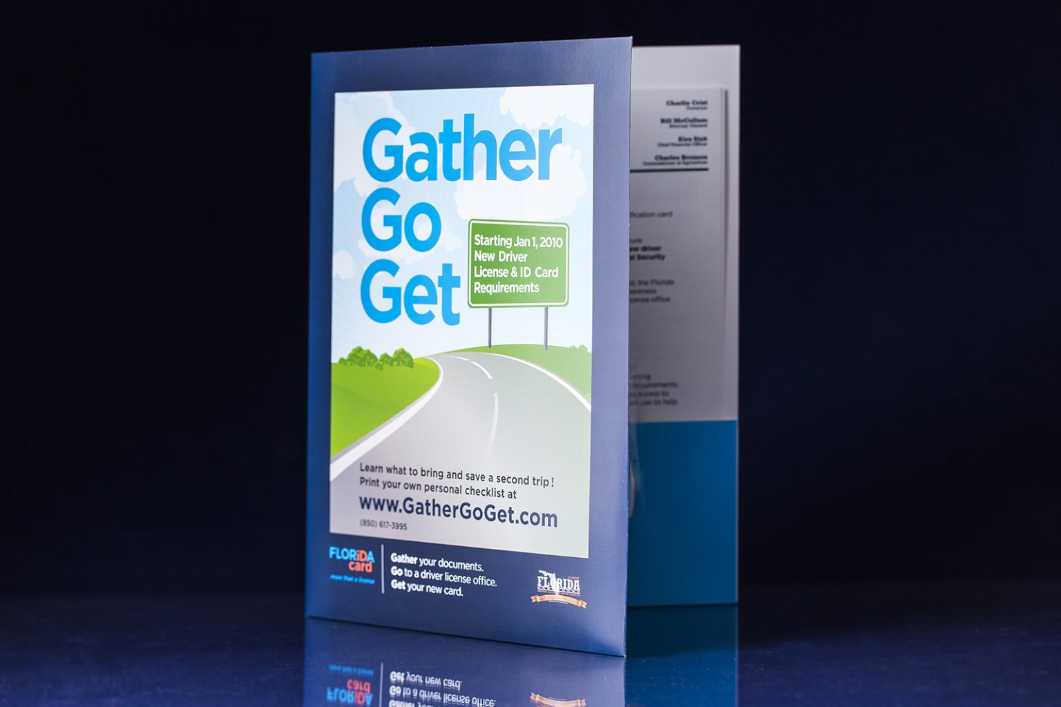 Gather Go Get campaign folder created for Florida's Real ID requirements