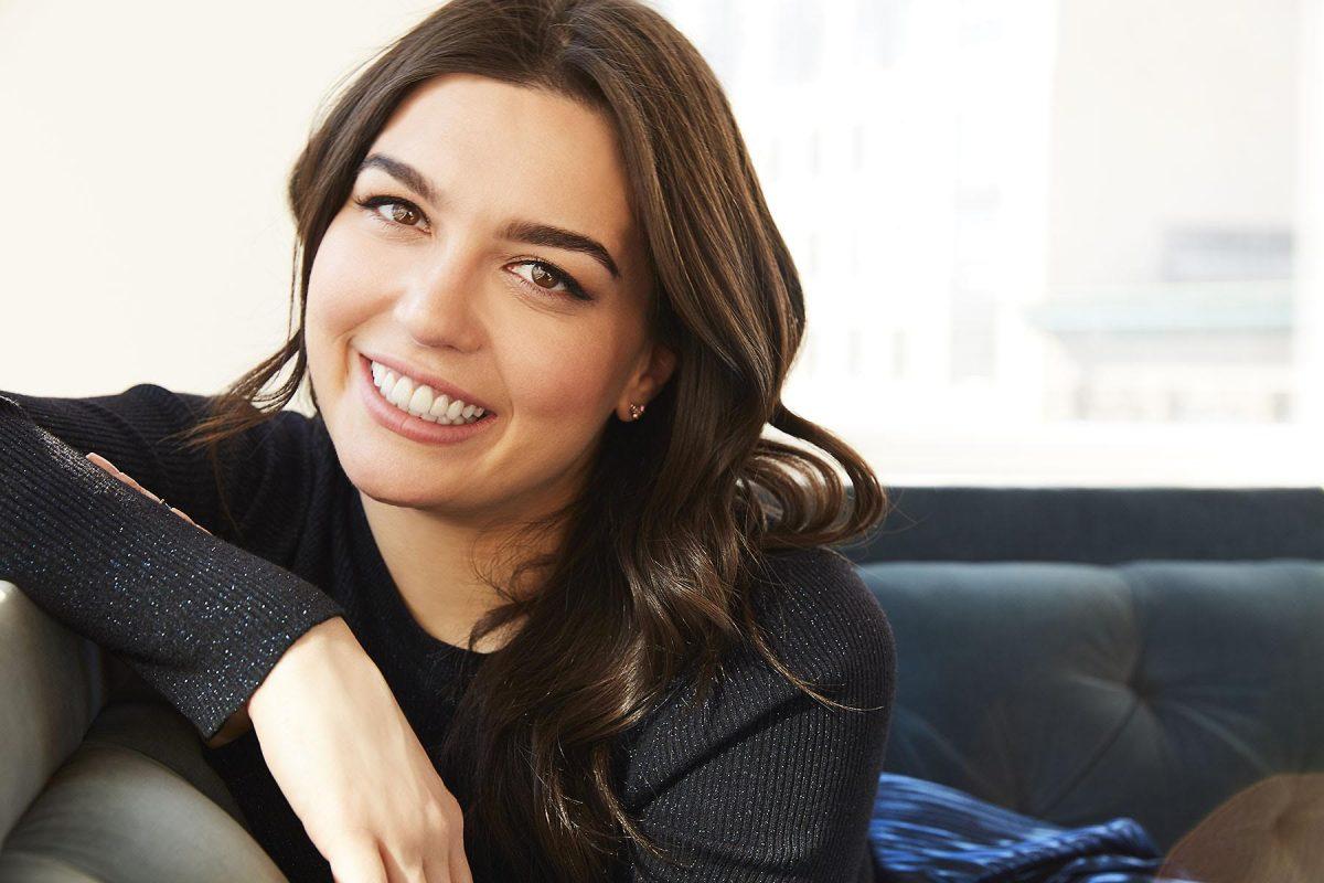 Kimmy Scotti seated for an editorial portrait