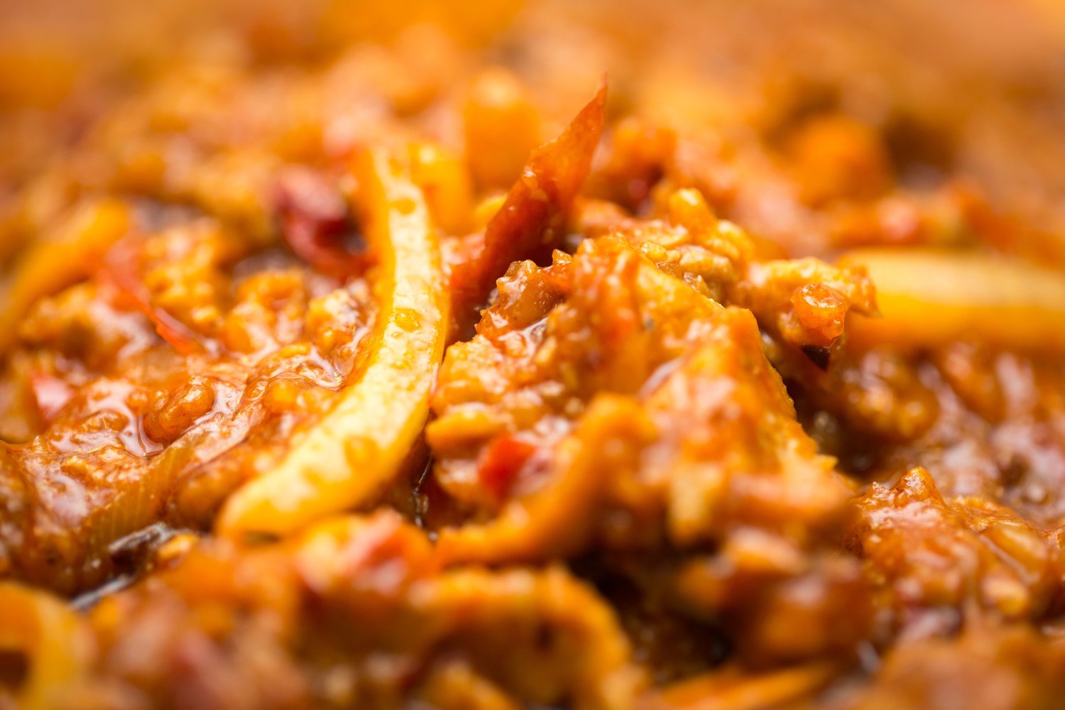 King and I Thai roasted hot pepper sauce dish