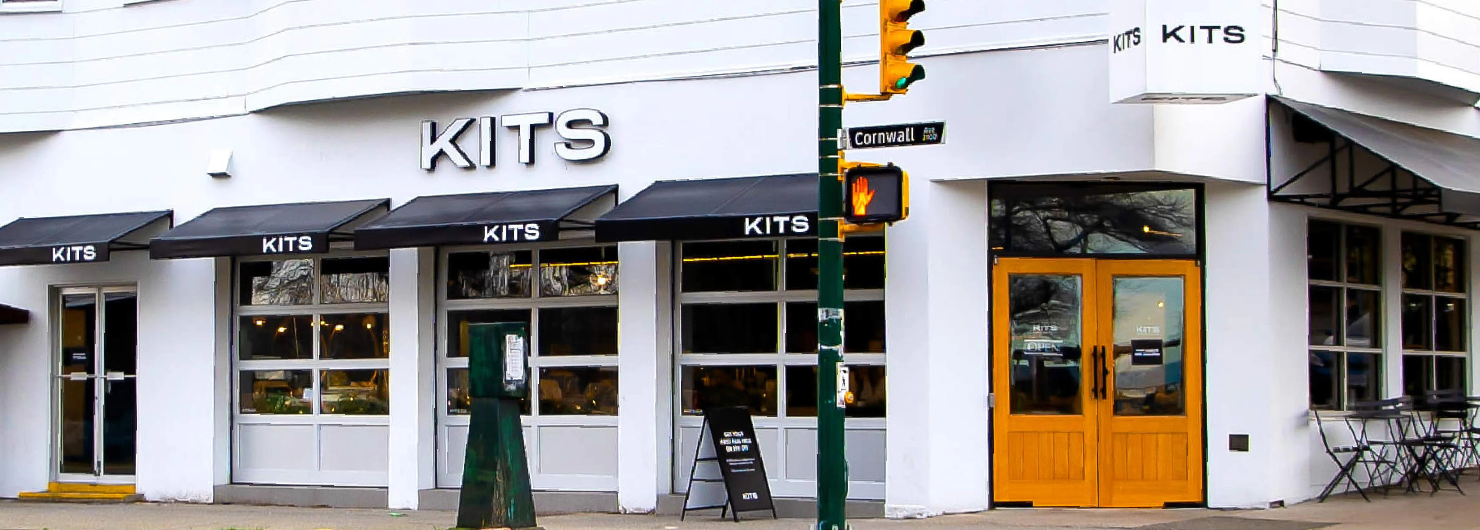 Exterior of the KITS flagship store in Vancouver