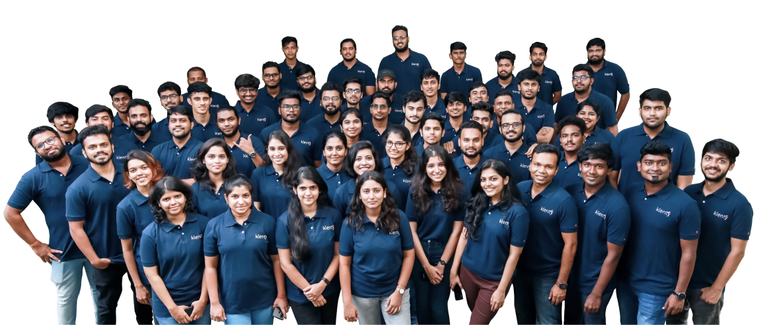 Klenty team group portrait