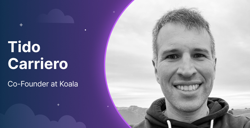 Koala co-founder Tido Carriero in a Postman interview portrait