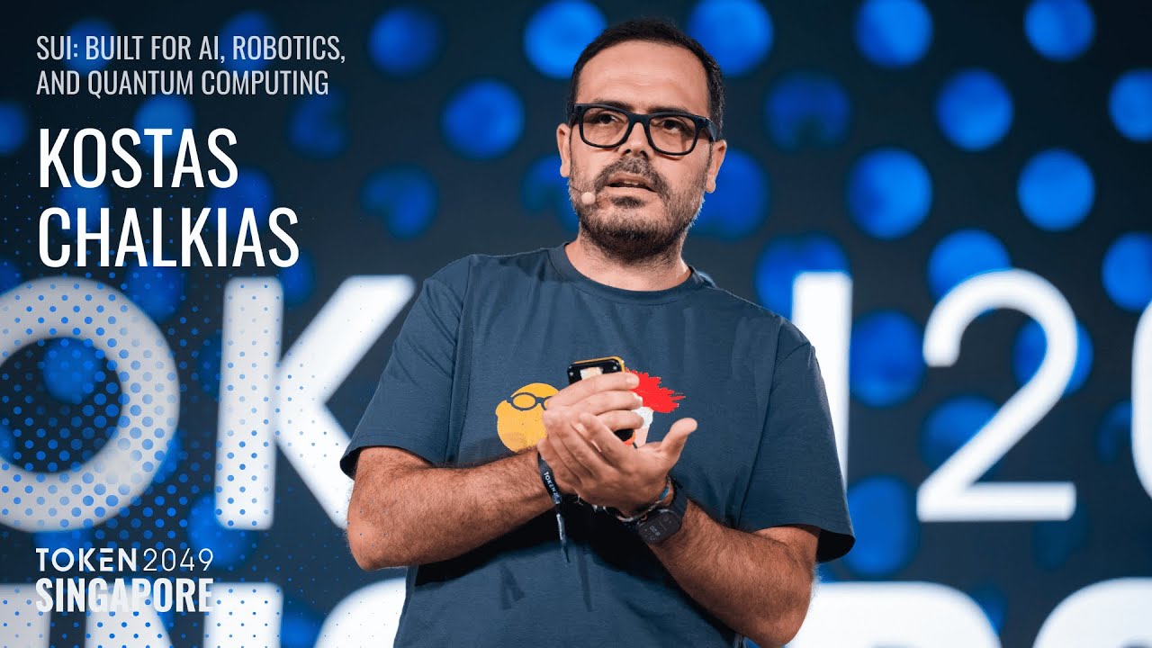 Kostas Chalkias speaking at TOKEN2049 Singapore in 2025