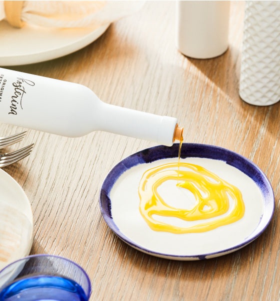 Kosterina products arranged in a home setting