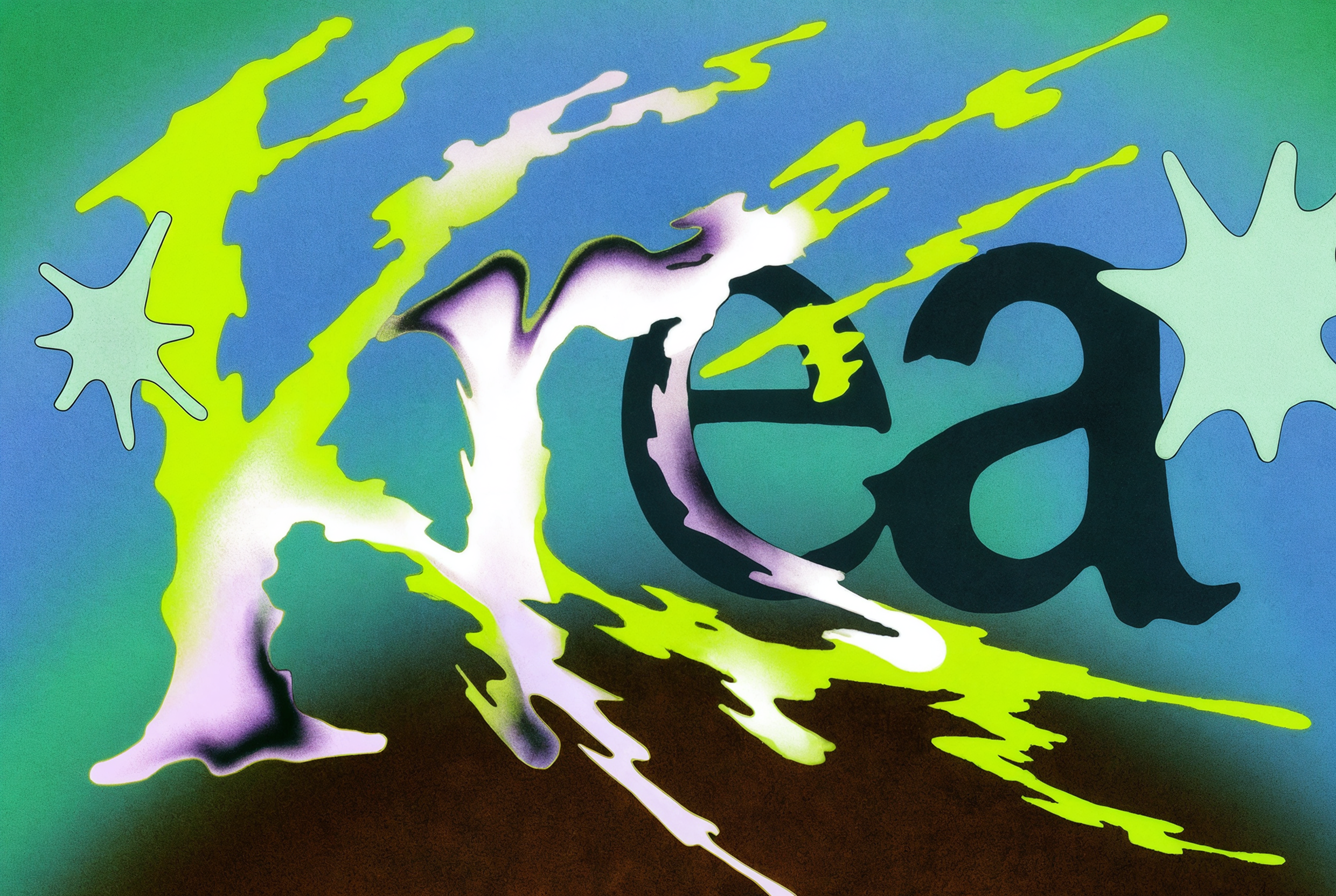 Colorful abstract Krea 2 artwork from the official press kit