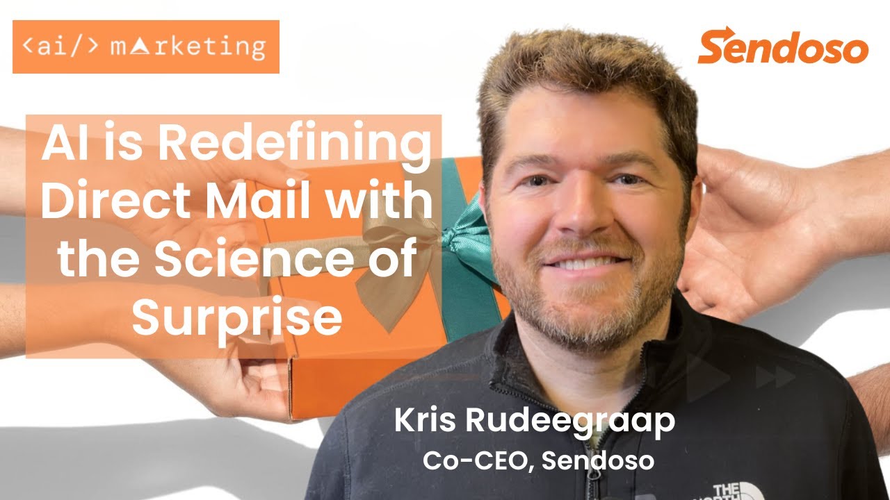 Kris Rudeegraap speaking during an interview about AI and direct mail