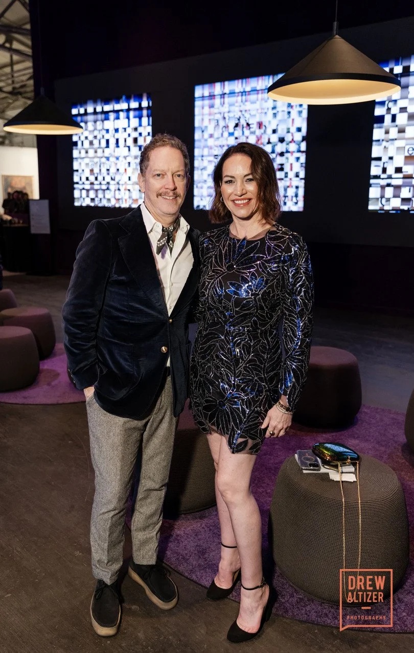 John K. Anderson and Krista Coupar standing together at FOG Design + Art in 2024