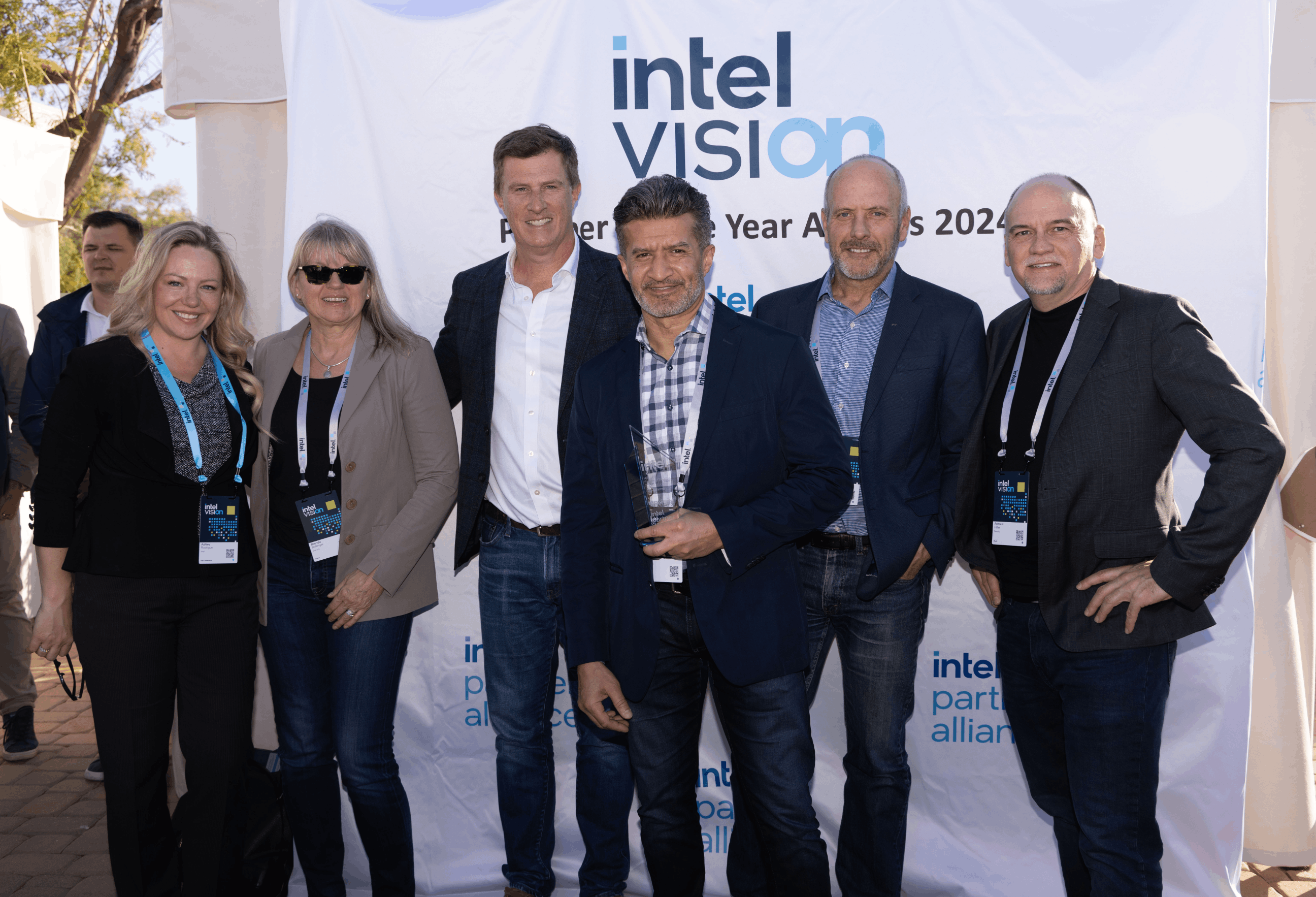 Intel and Densify team members at Intel Vision 2024