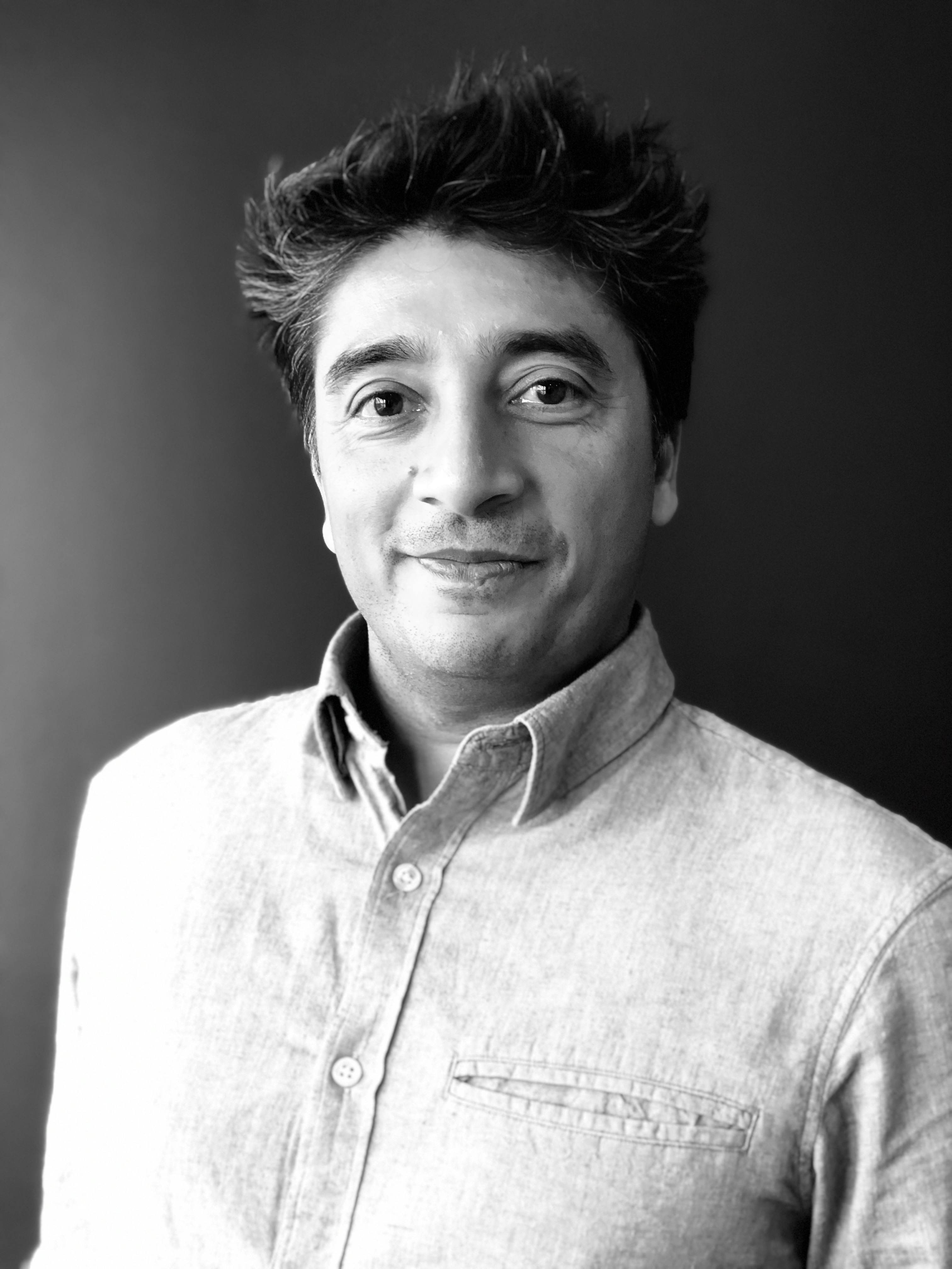 Black-and-white portrait of Kumar Doshi from his Advertising Week New York speaker profile