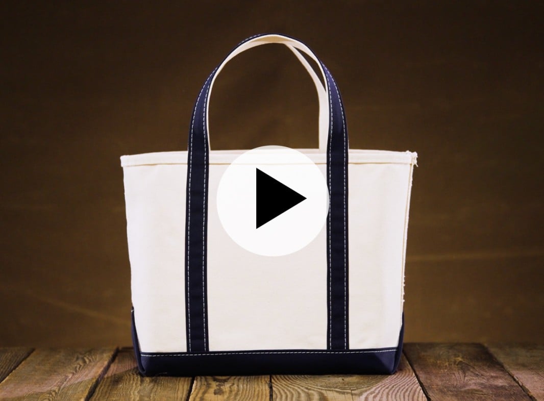 L.L.Bean Boat and Tote bag, an enduring product of the Maine outdoor retailer