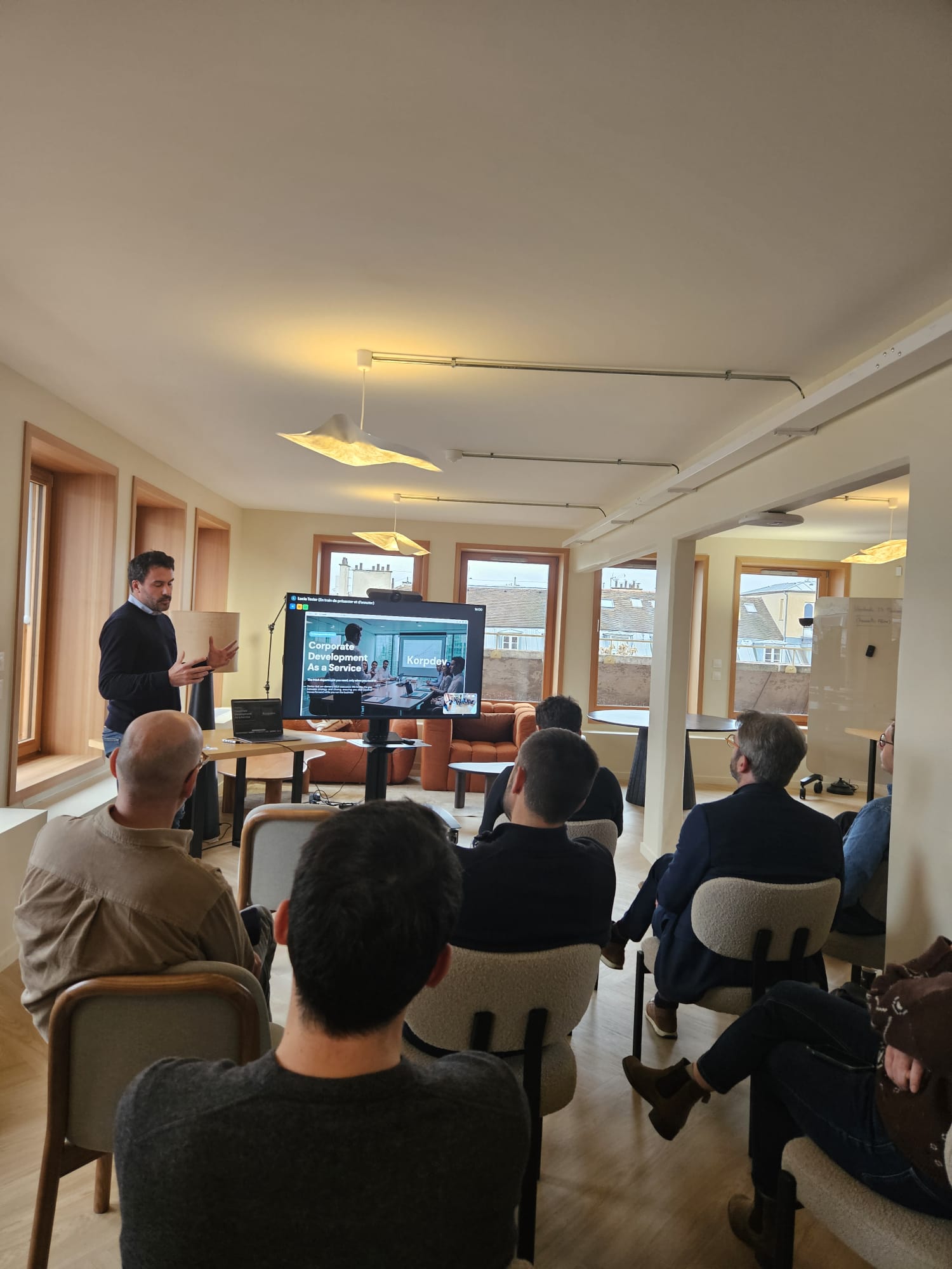 Participants listen to a presentation during a Scale Up Excellence session