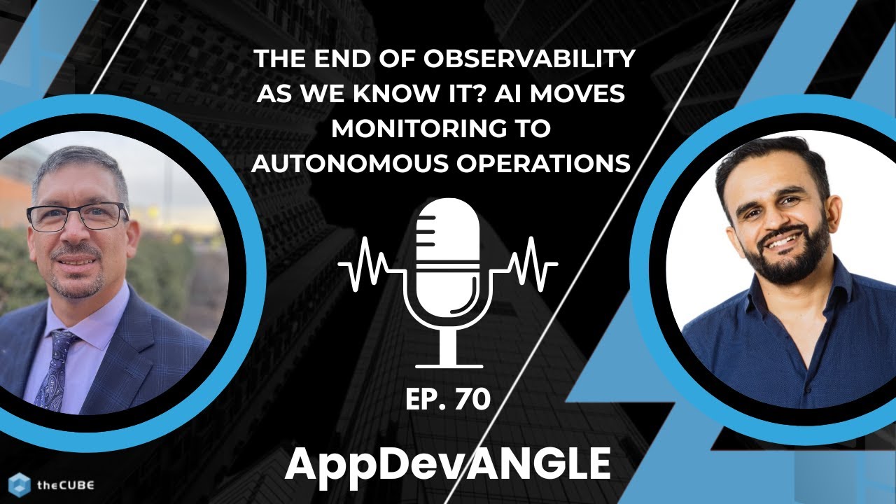 AppDevANGLE episode artwork featuring interviewer Paul Nashawaty and Laduram Vishnoi