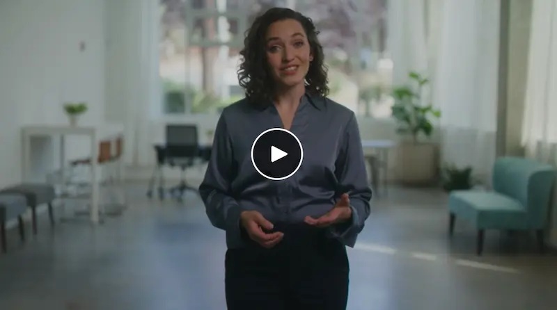 Presenter in Lakeview’s company overview video