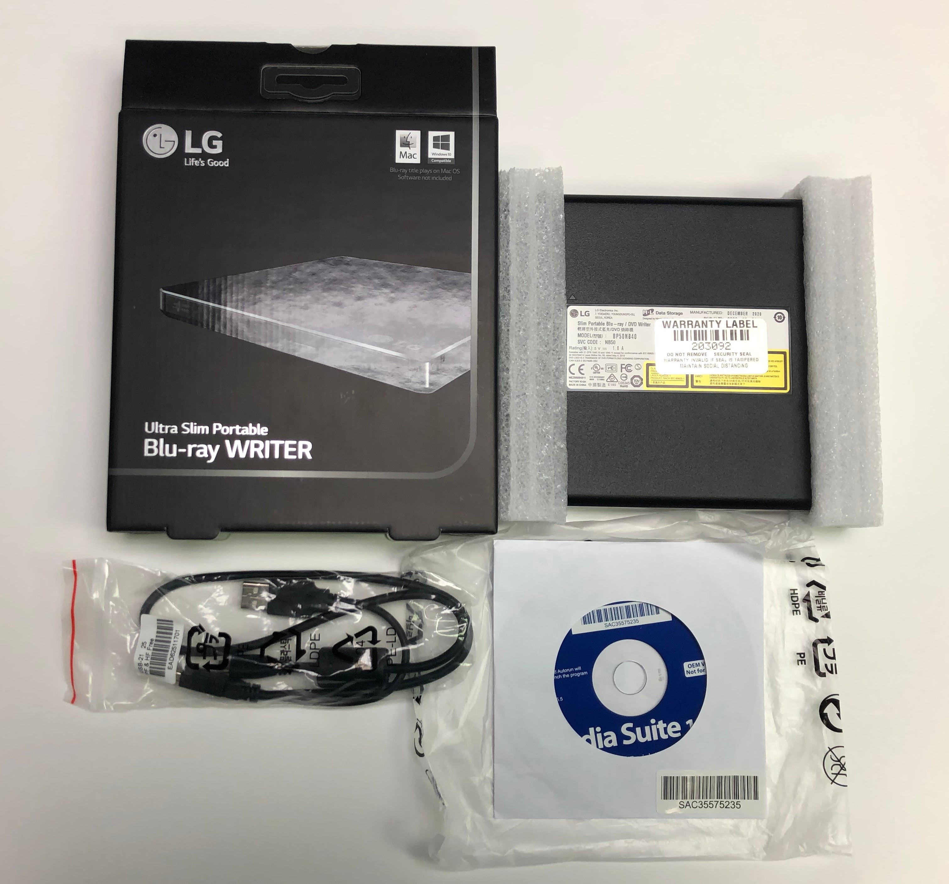 LG external Blu-ray and DVD writer sold by Laptop Universe