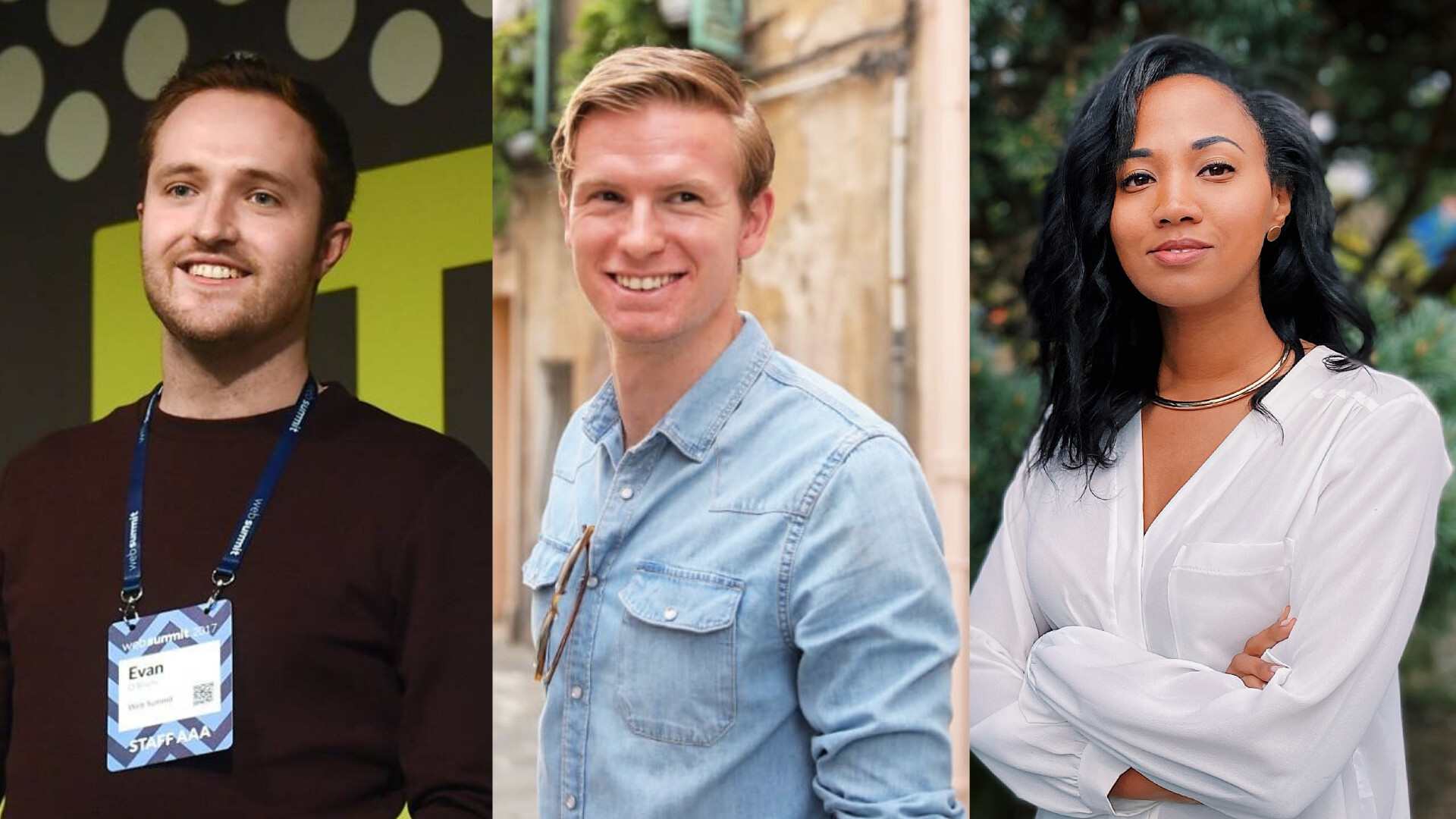 LiveFlow founders Evan O'Brien, Lasse Kalkar and Anita Koimur