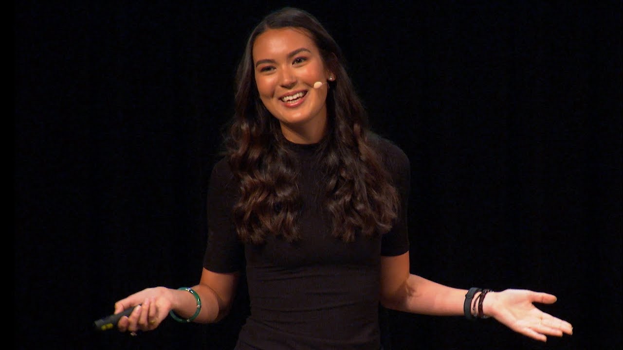 Laura Behrens Wu speaking onstage at the 2017 Female Founders Conference