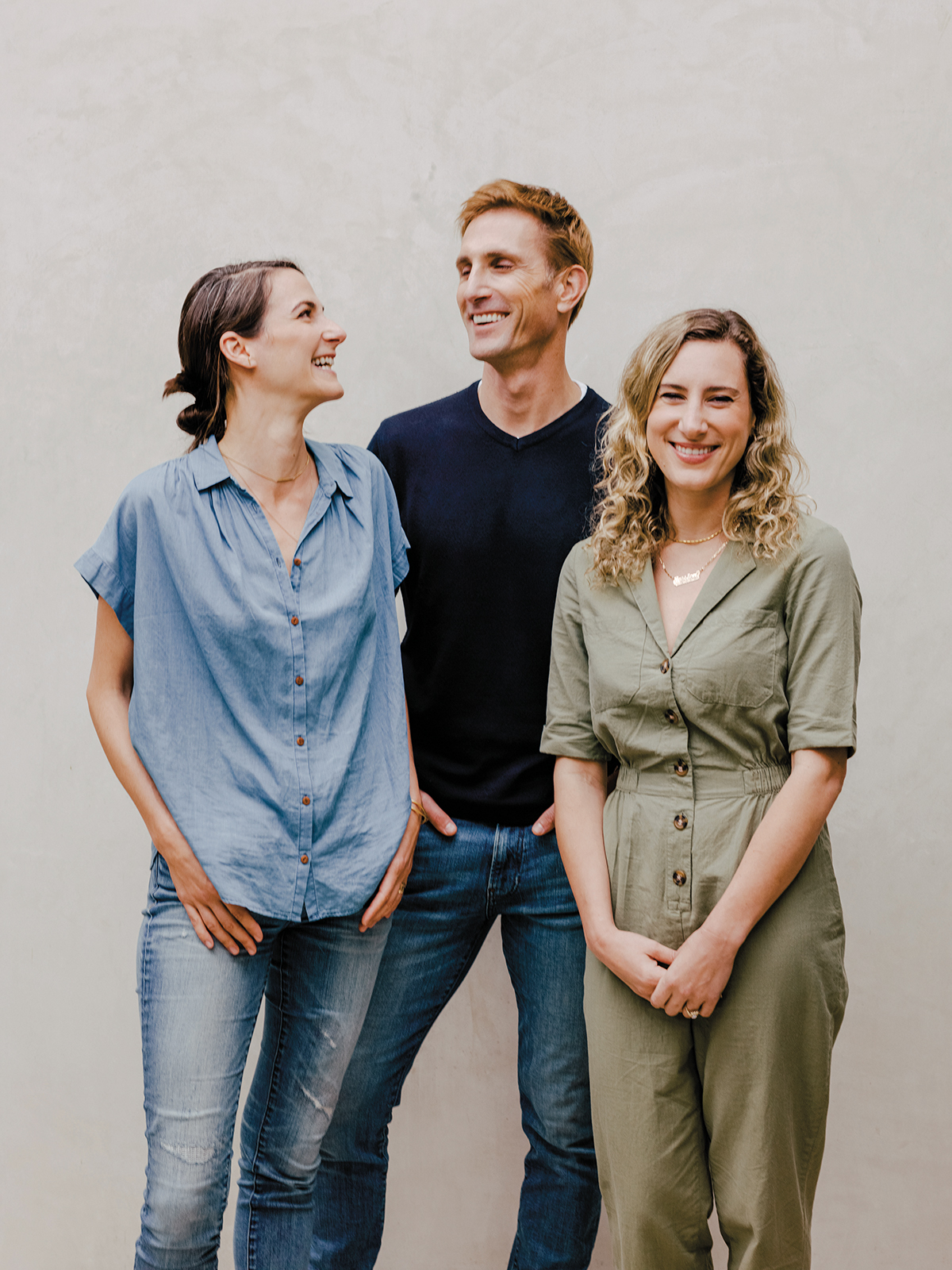 Laurel Angelica Myers at left with fellow Prima co-founders Christopher Gavigan and Jessica Assaf