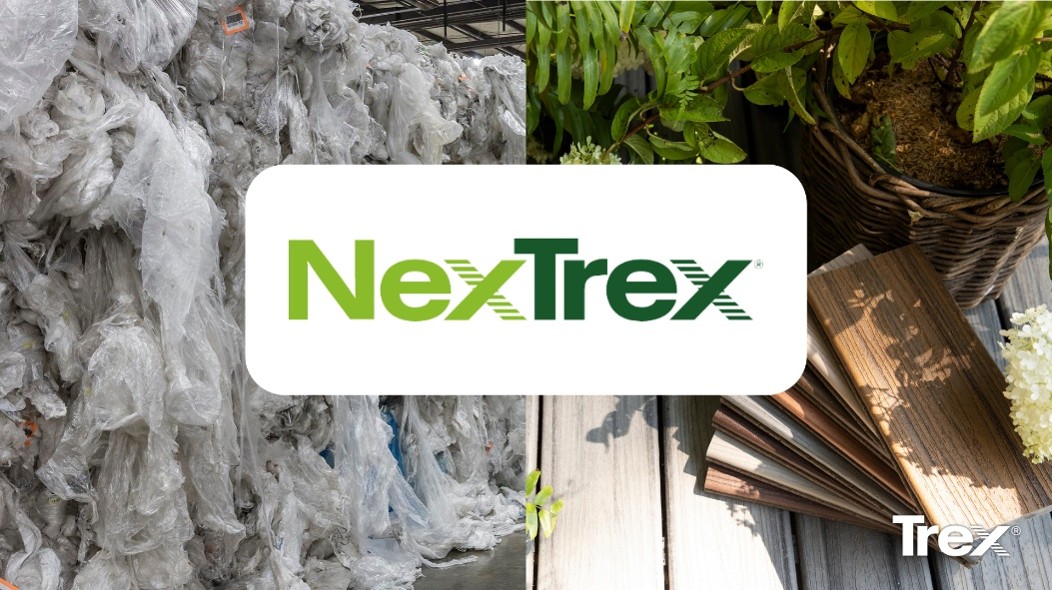 NexTrex plastic-film recycling campaign visual