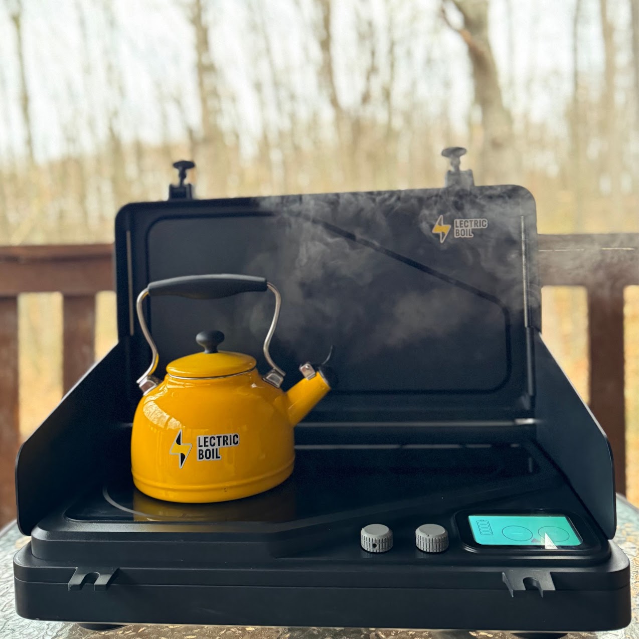 The Lectric Boil Overlander induction stove