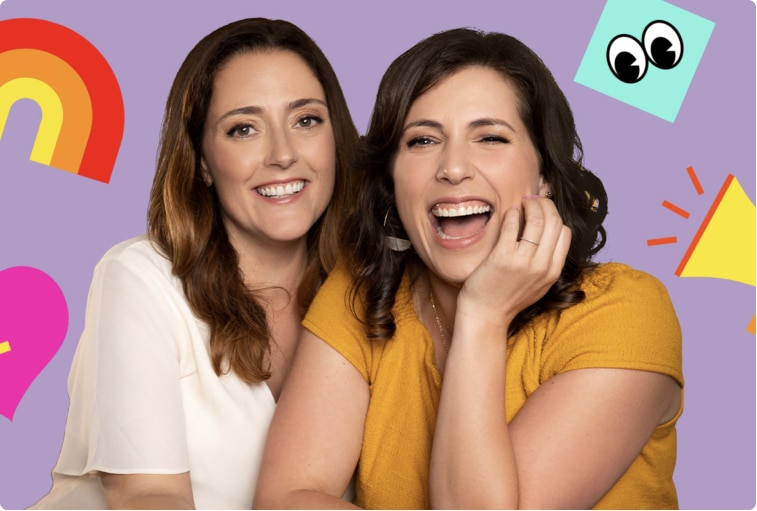 Lemonada Media co-founders Jessica Cordova Kramer and Stephanie Wittels Wachs smiling together