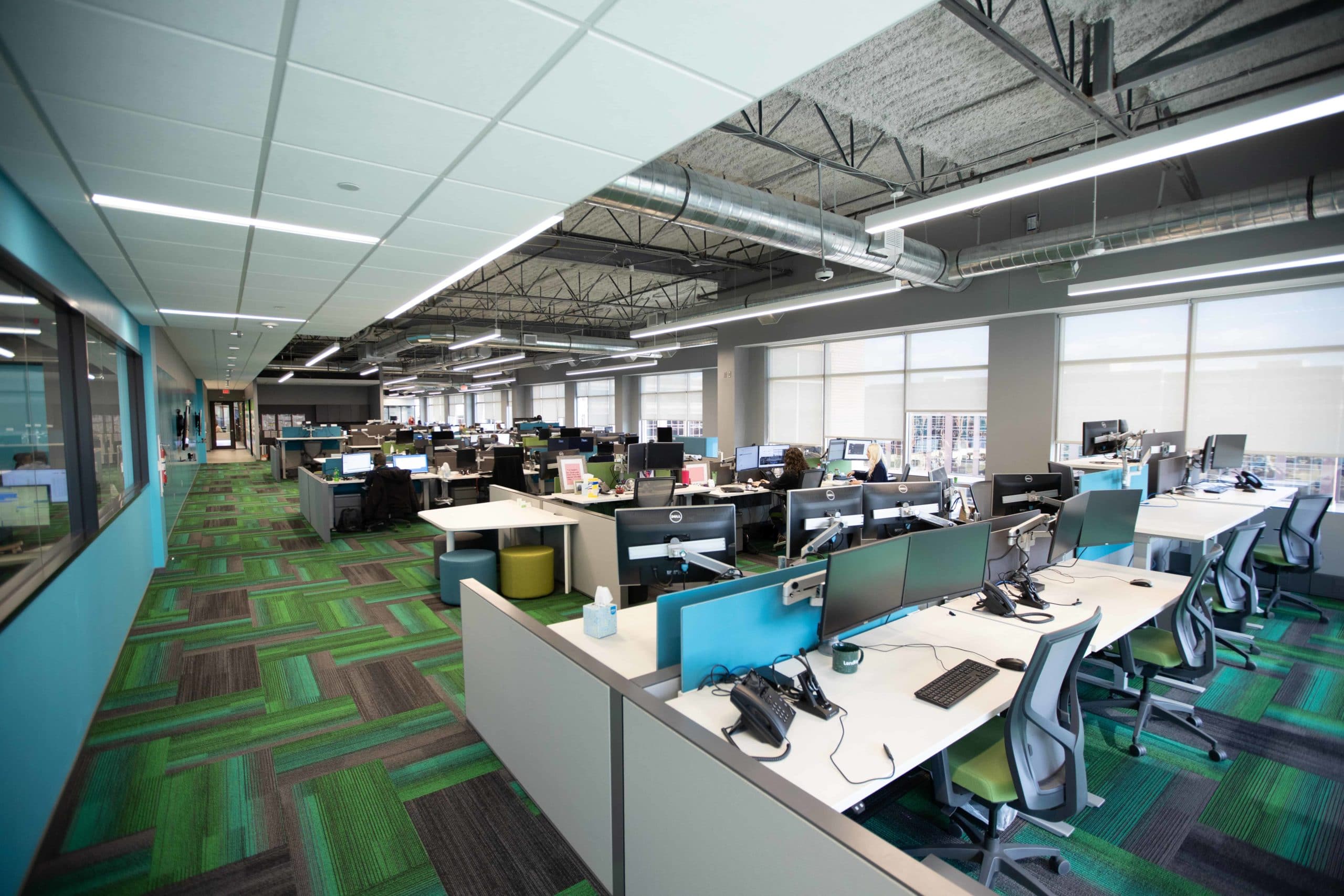 Staff working in LendKey’s office