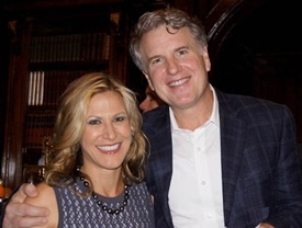 Amy Abboud Ware and Les Ware together in an archival SMU photograph