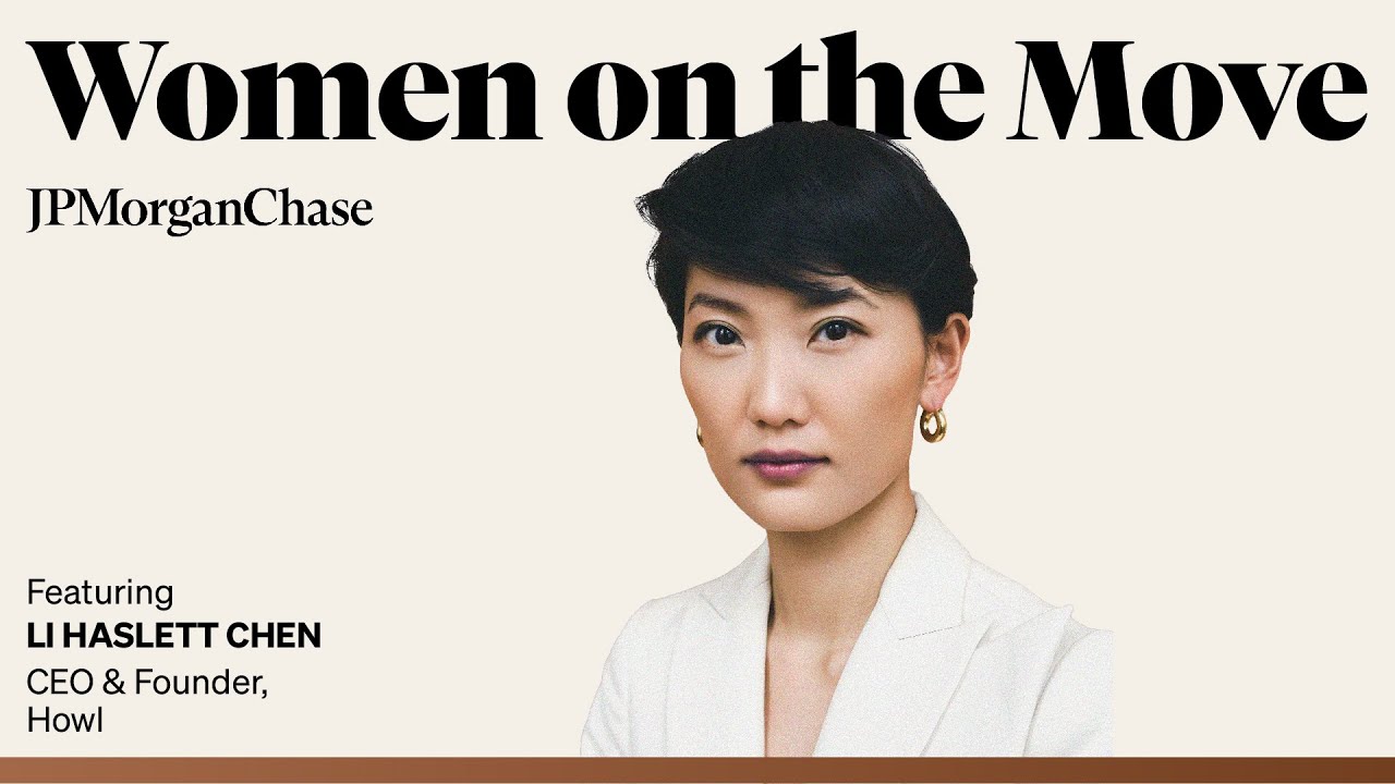 Li Haslett Chen featured in JPMorganChase’s Women on the Move interview artwork