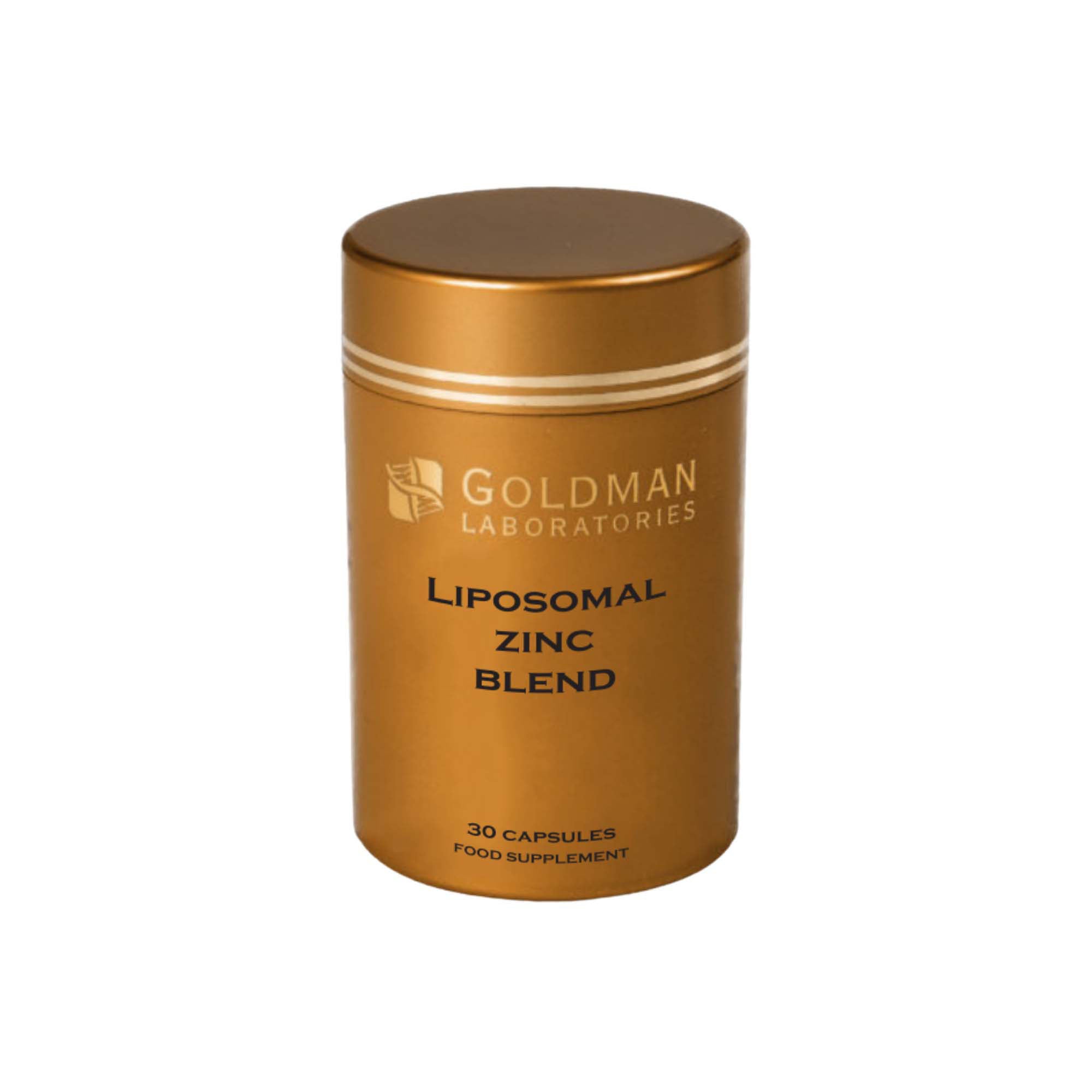 Liposomal zinc supplement bottle