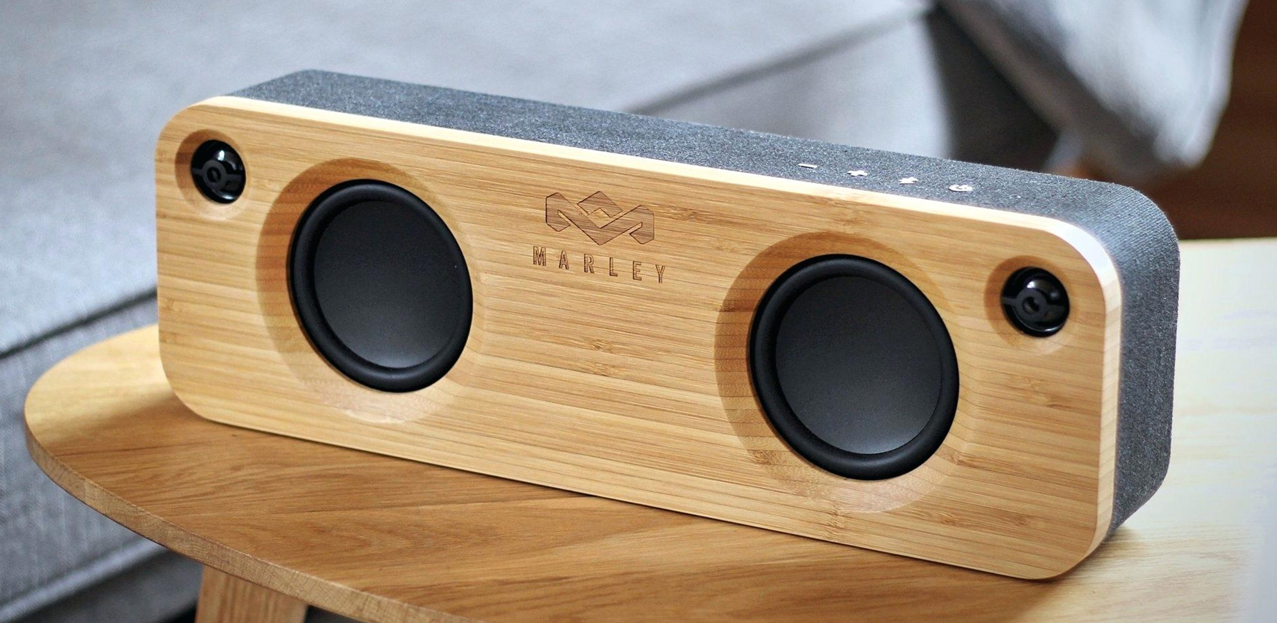 House of Marley Get Together speaker with bamboo front panel