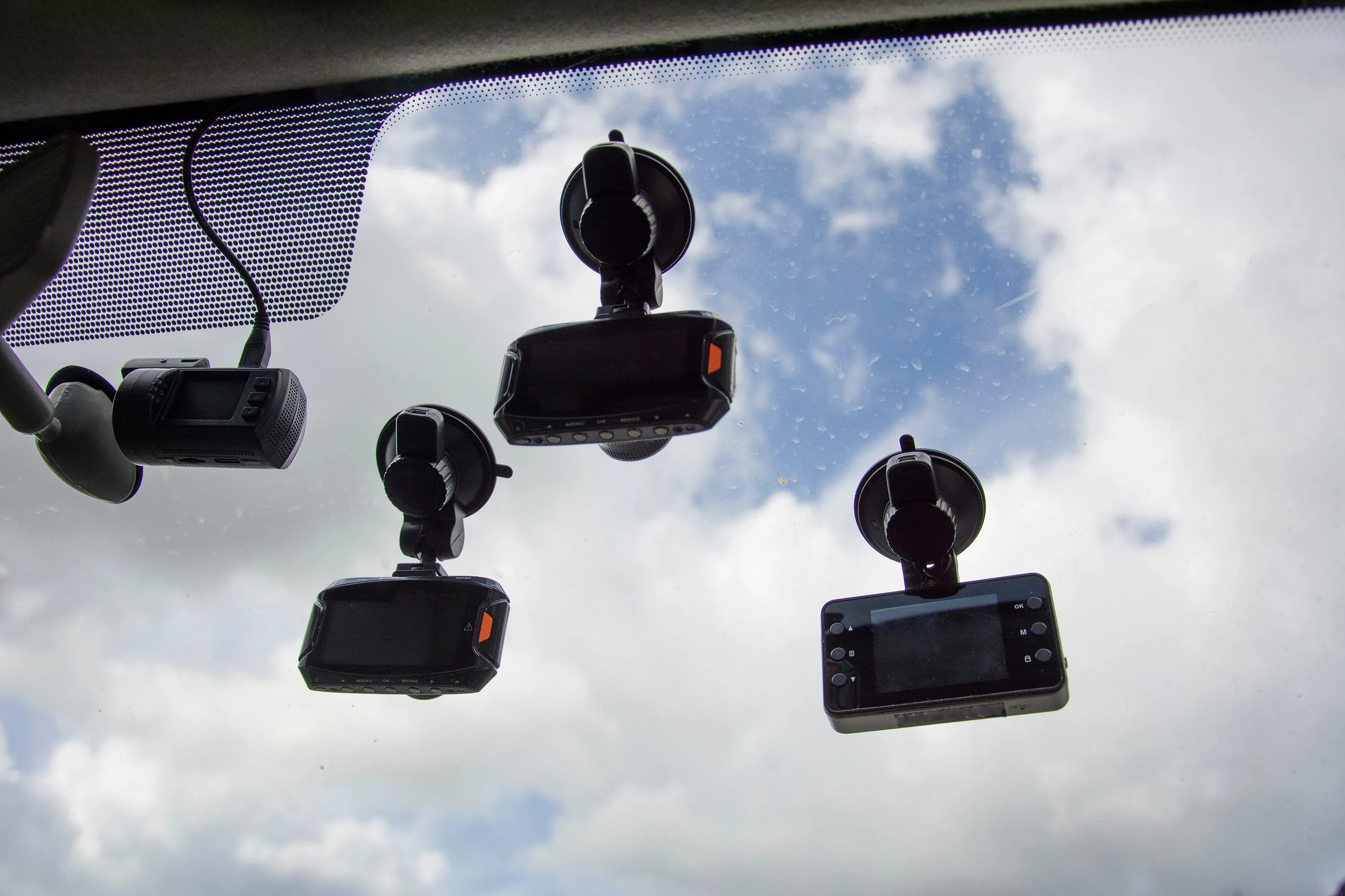 LightMetrics product image showing a range of supported fleet cameras