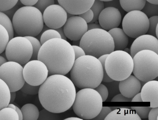 Microglassification protein microbeads