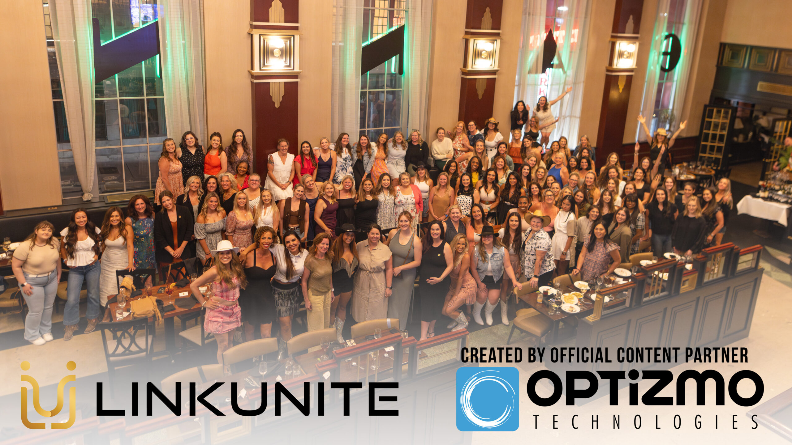 A large group of LinkUnite attendees gathered inside a Nashville venue