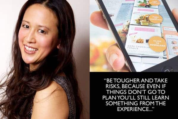Archival Blippar press montage showing Lisa Hu beside an augmented reality phone demonstration