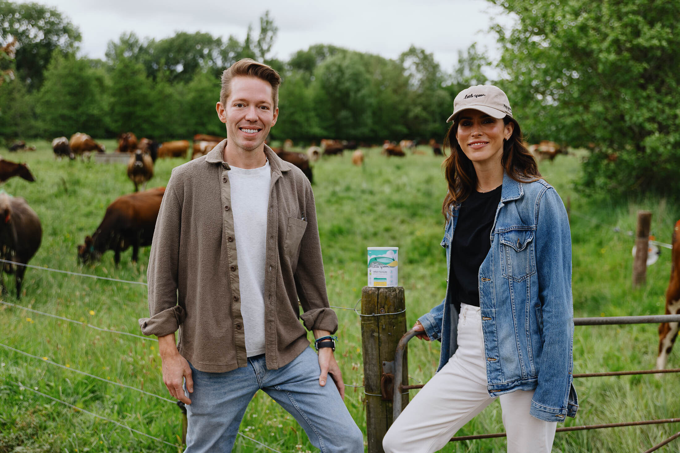 Little Spoon co-founders Ben Lewis and Angela Vranich pictured in New Zealand