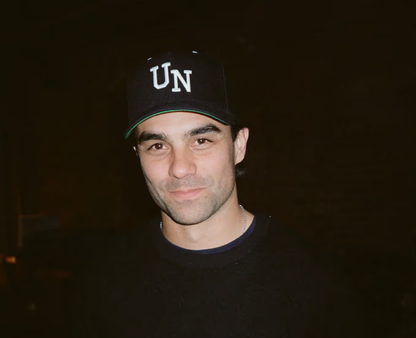 Lobos 1707 founder Diego Osorio wearing a black cap