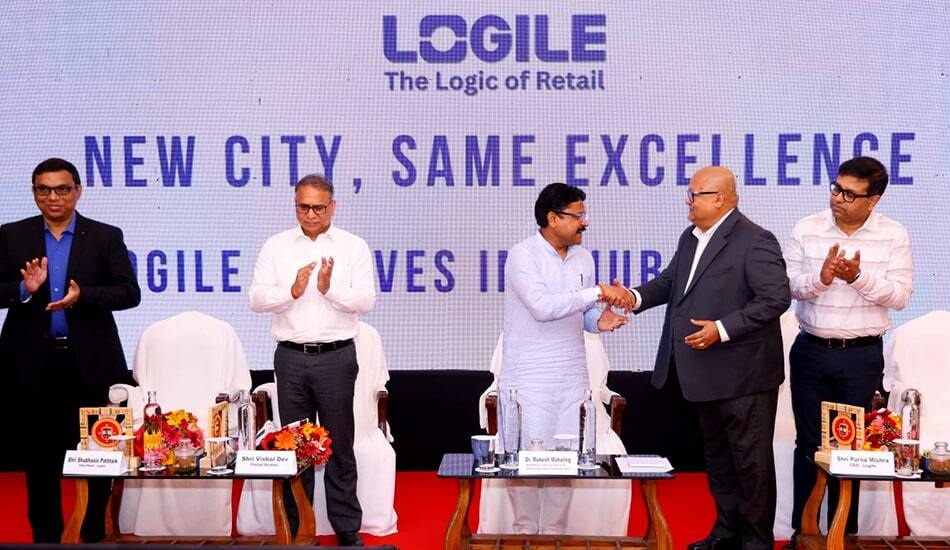 Participants at Logile’s India innovation center event